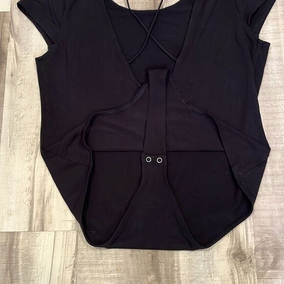 American Eagle cross back cap sleeve bodysuit size XL - Picture 4 of 5